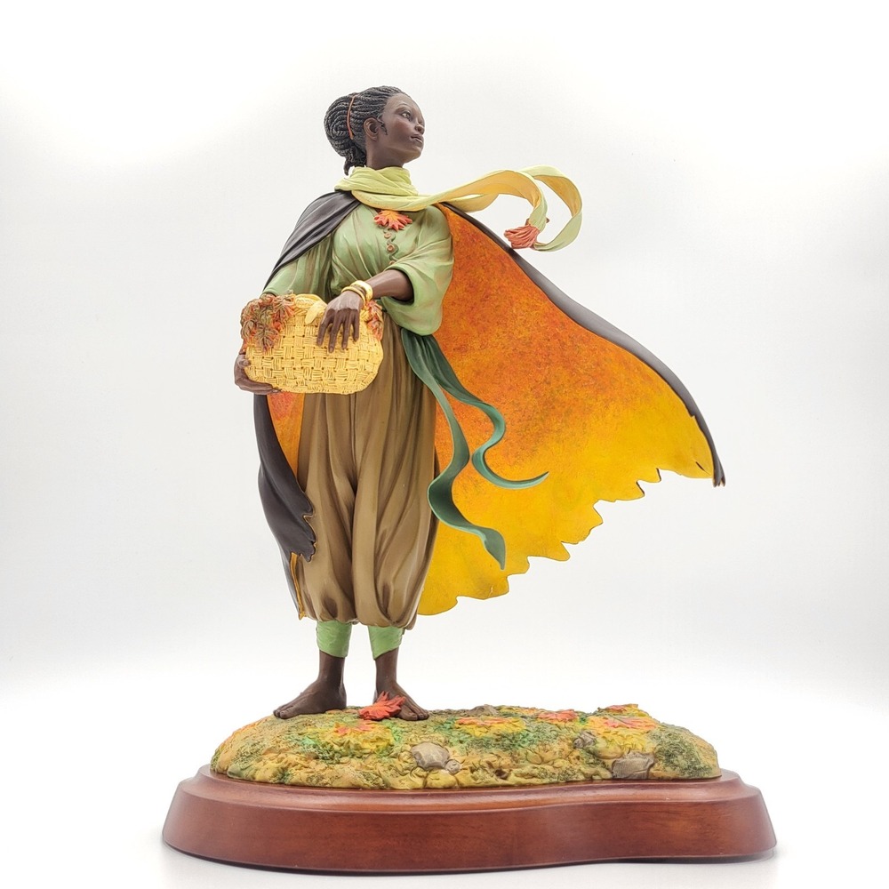 Thomas Blackshear Ebony Visions Autumn Figurine 2001 Members Only Edition #4349